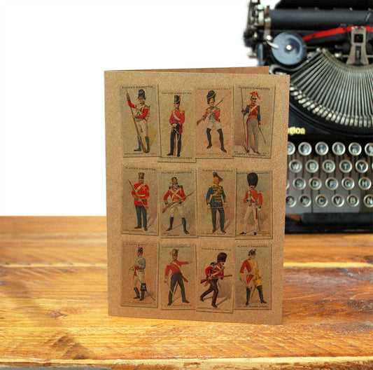 Soldiers-Cigarette-Card-Art-Greeting-Card