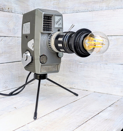 super 8 vintage camera lamp