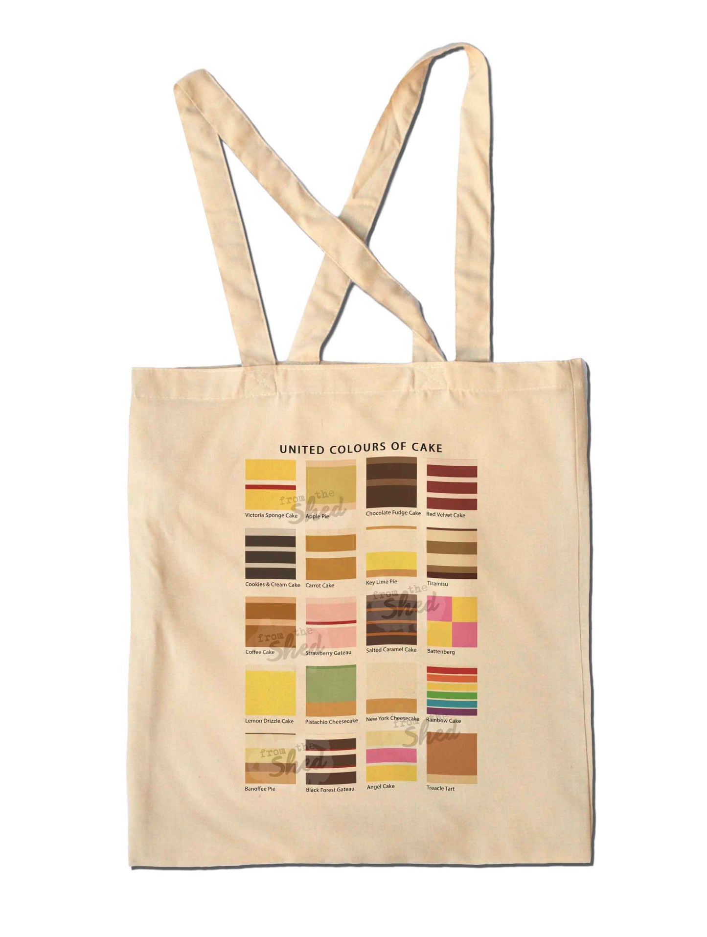 CAKE Guide to Classic Cakes Dessert Tote Shopping Bag