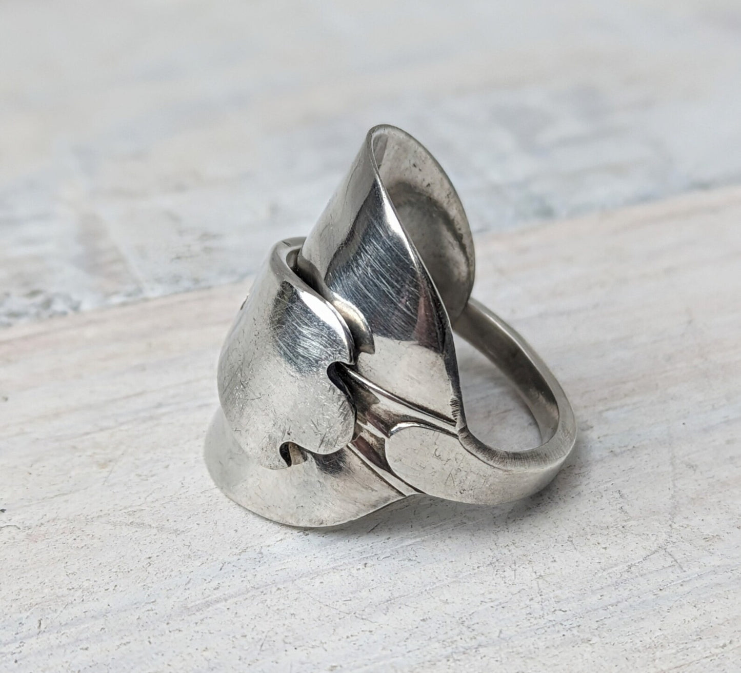 1967 Sheffield Sterling Silver - Spoon Ring