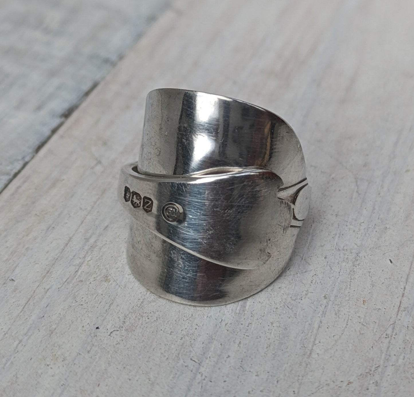 1967 Sheffield Sterling Silver - Spoon Ring