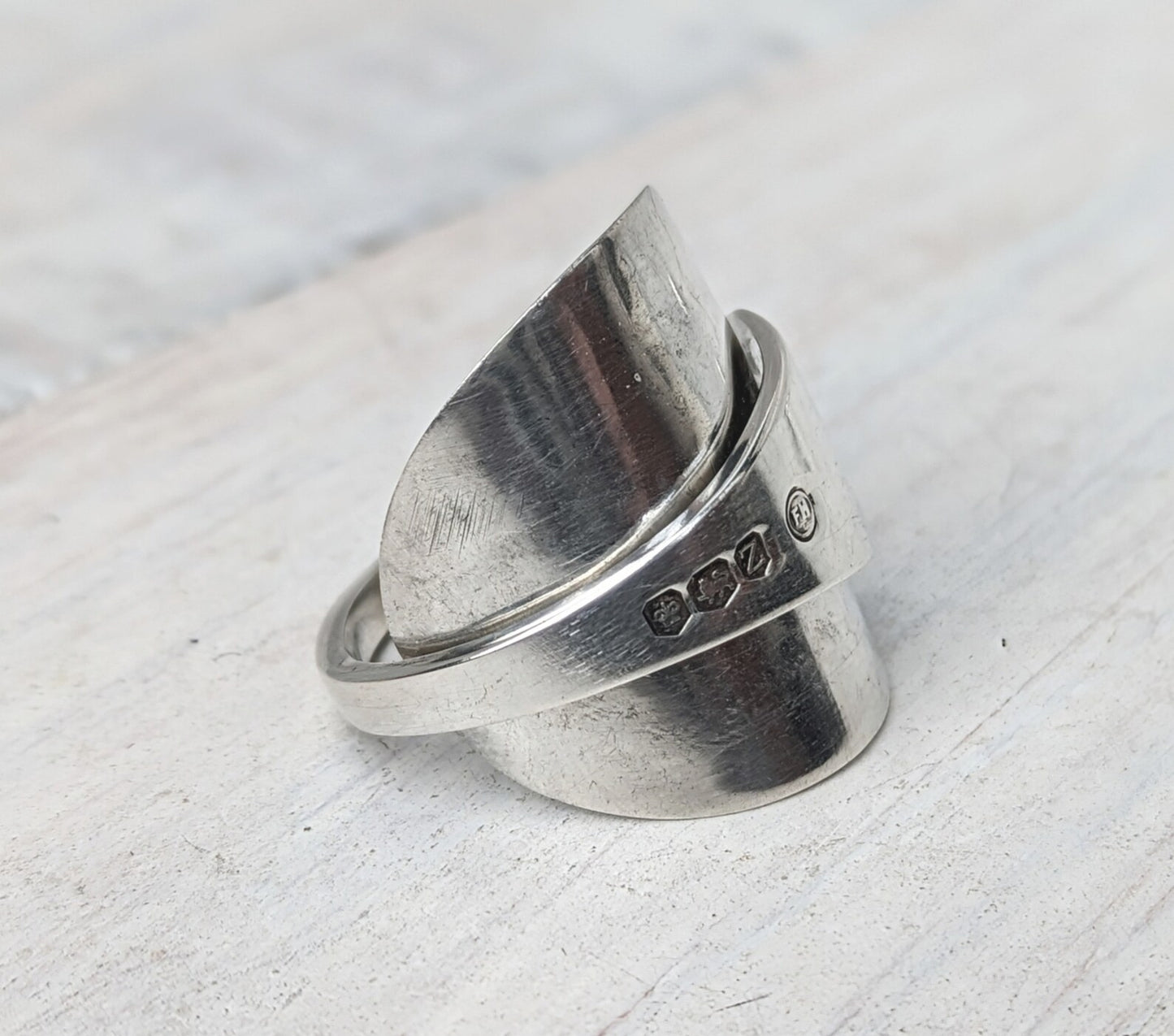 1967 Sheffield Sterling Silver - Spoon Ring