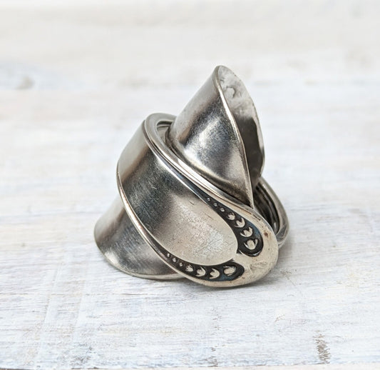 Vintage - Spoon Ring - Handmade Repurposed Upcycled Jewelry