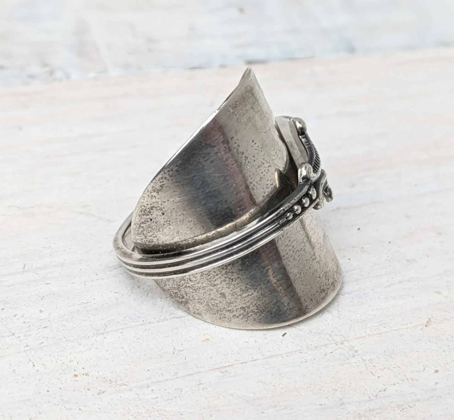 Birmingham Sterling SILVER 1906 Spoon Ring