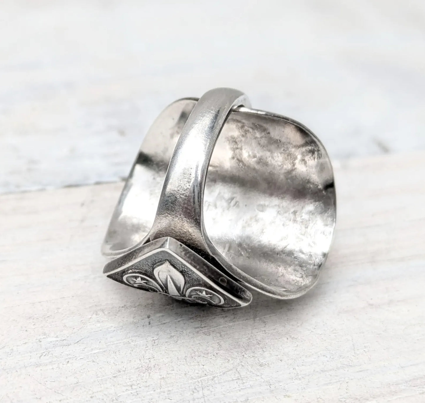 Fleur De Lys Spoon Ring