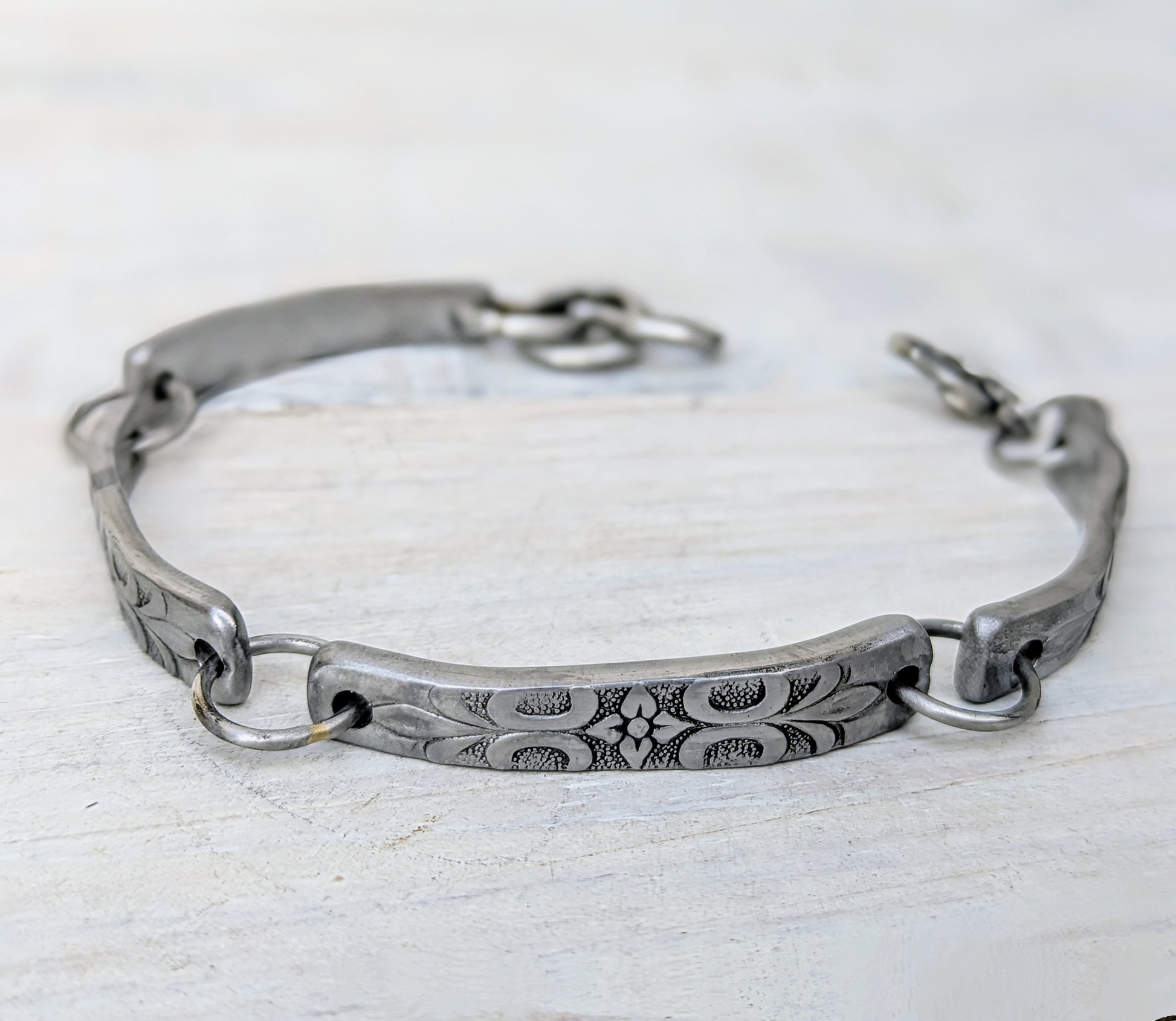 repurposed cutlery flatware bracelet