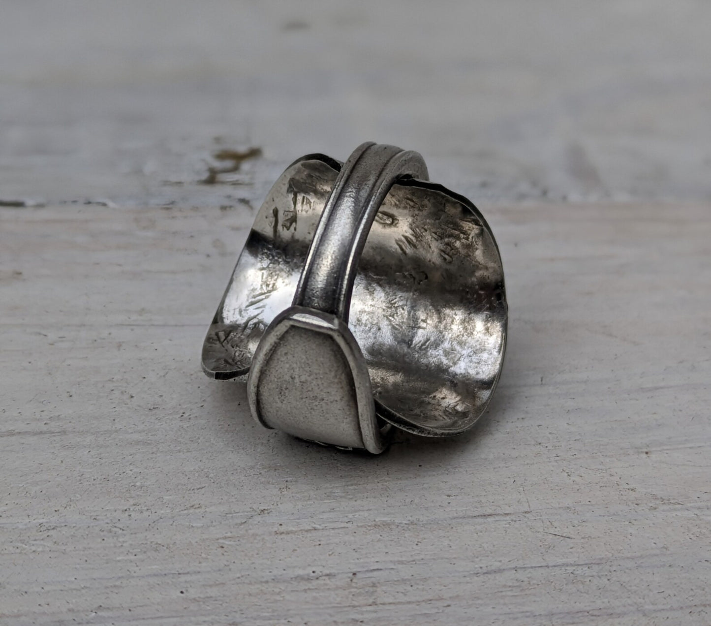 Floral Unisex Vintage Spoon Ring