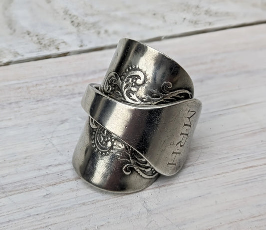 lace-pattern-steriling-silver-spoon-ring