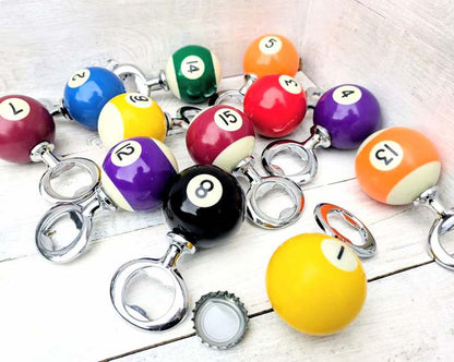 billiard ball beer opener 8 ball