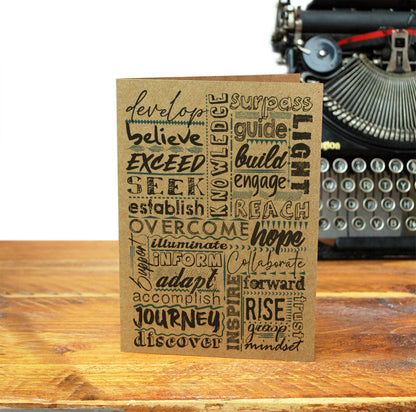 new job exams graduation mental health encouragement card