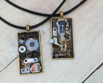STEAMPUNK CYBERPUNK Sci Fi Pendant & Necklace