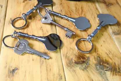 BASS Player Key Ring Chain Guitar Musician Gift Accessory