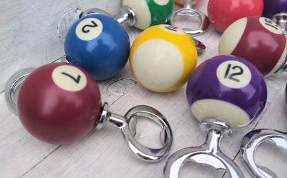 POOL BALL Beer Bottle Opener Repurposed Mancave Barware