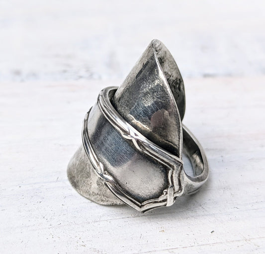 Birmingham Sterling SILVER 1912 Spoon Ring