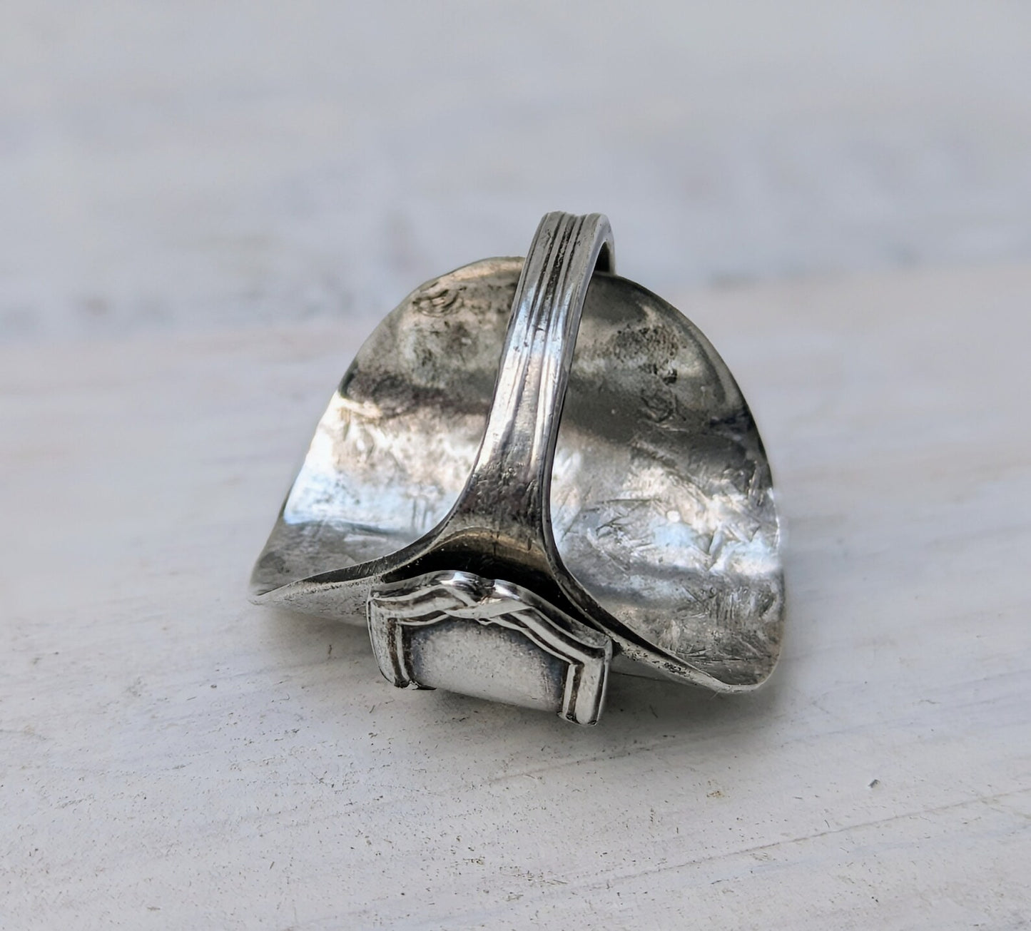 Birmingham Sterling SILVER 1912 Spoon Ring