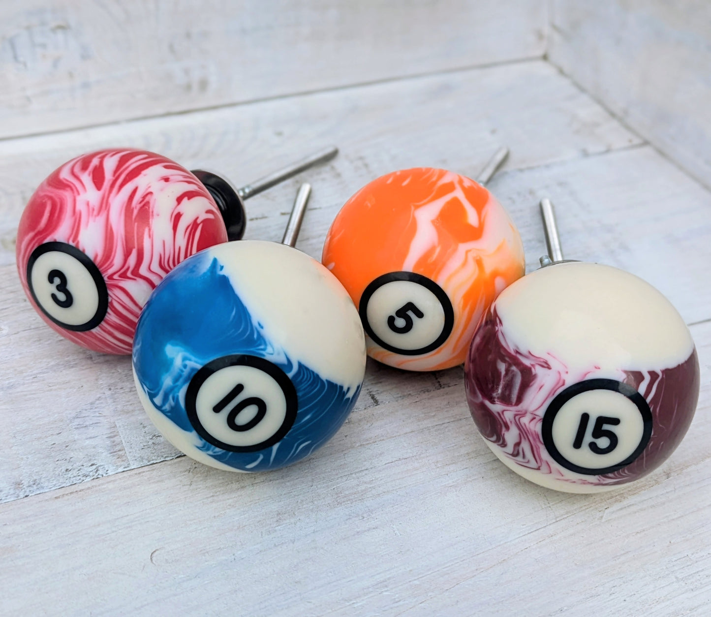 pool billiard ball cabinet cupboard dooor pulls