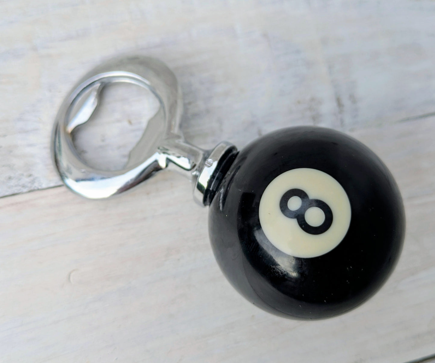 POOL BALL Beer Bottle Opener Repurposed Mancave Barware
