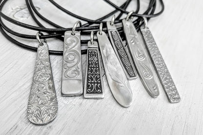 Vintage Handmade Upcycled Stainless Steel Cutlery Necklace - Eco Friendly Jewelry