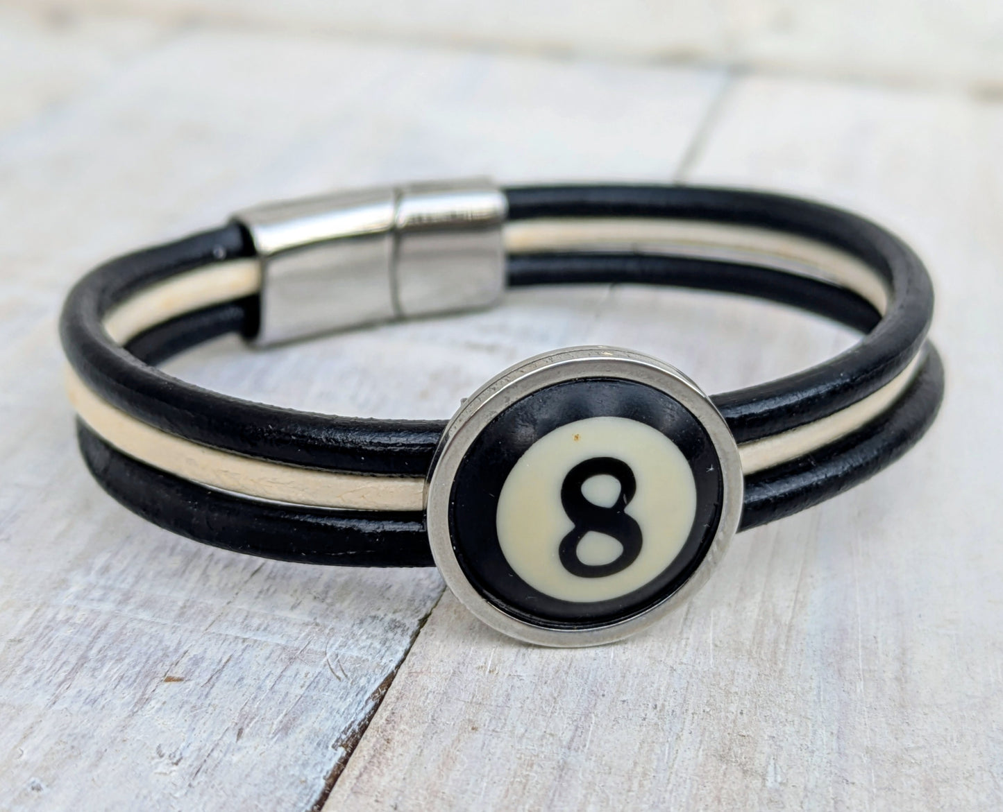 POOL BALL Leather Bracelets - Unisex Fashion Accesory