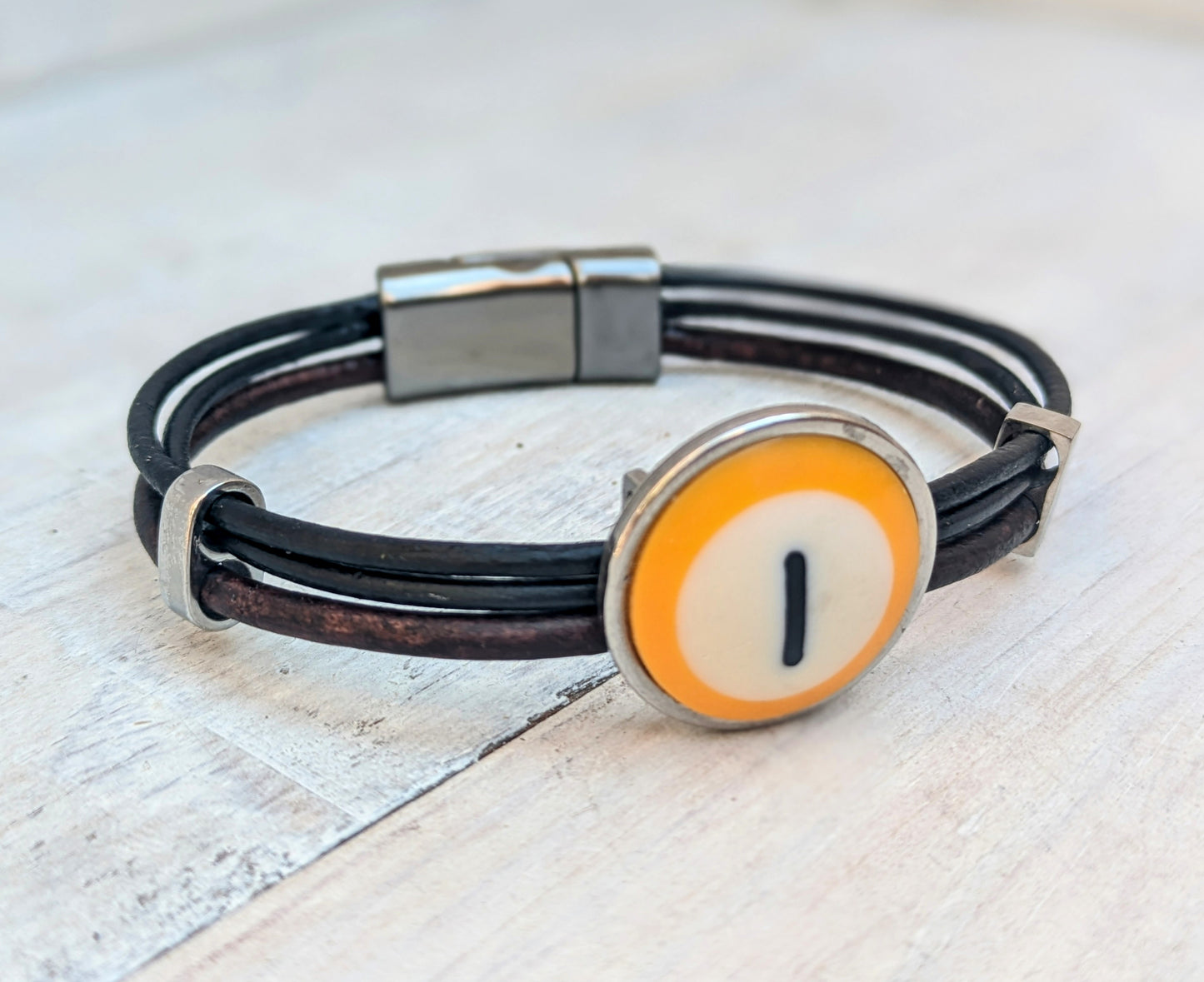 POOL BALL Leather Bracelets - Unisex Fashion Accesory
