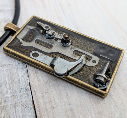 STEAMPUNK CYBERPUNK Sci Fi Pendant & Necklace
