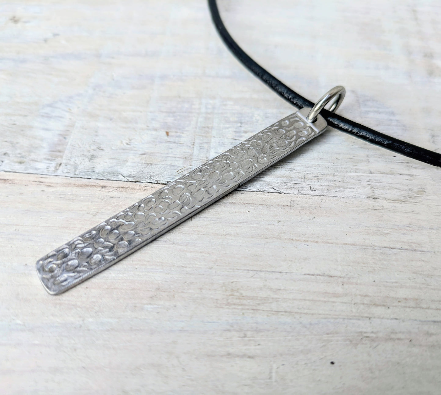 Vintage Handmade Upcycled Stainless Steel Cutlery Necklace - Eco Friendly Jewelry