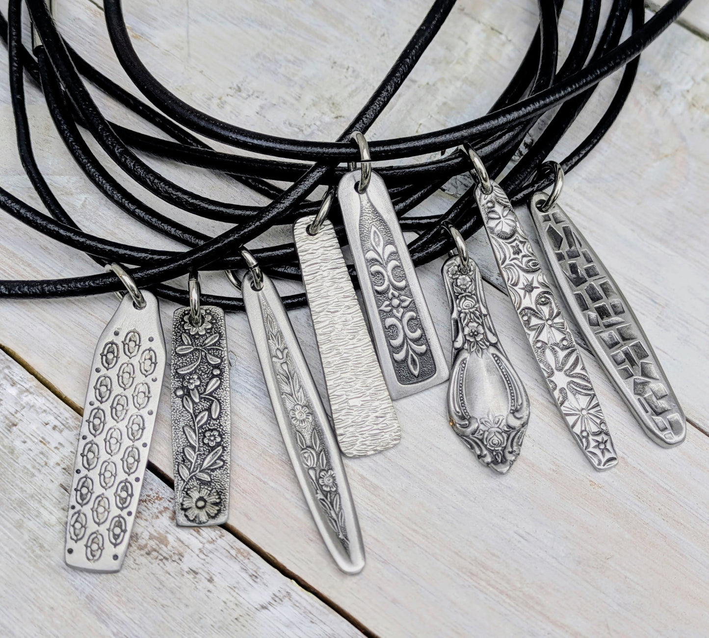 Vintage Spoon Handmade Stainless Steel Pendant & Necklace Eco Friendly Jewelry