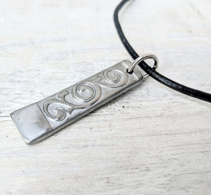 Vintage Handmade Upcycled Stainless Steel Cutlery Necklace - Eco Friendly Jewelry