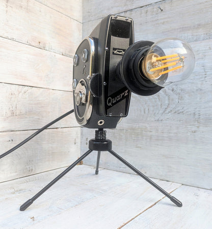 Vintage 1960s Movie Camera Lamp Retro Industrial Cinema Lighting (Copy)
