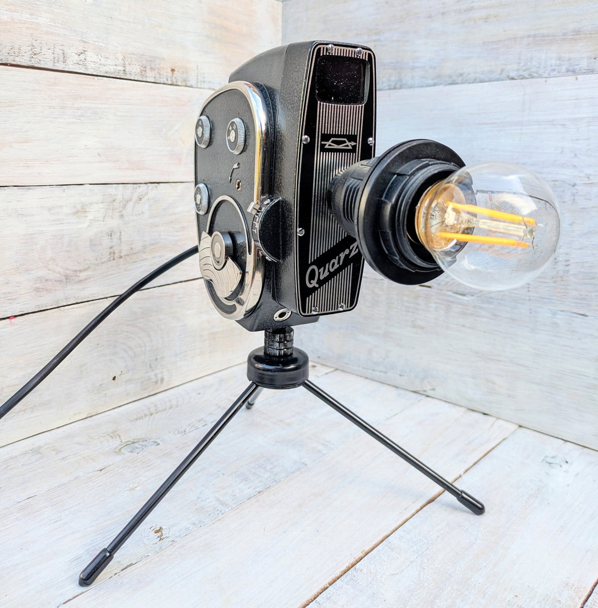 Vintage 1960s Movie Camera Lamp Retro Industrial Cinema Lighting (Copy)