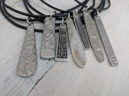 Vintage Handmade Upcycled Stainless Steel Cutlery Necklace - Eco Friendly Jewelry