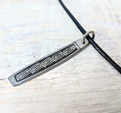 Vintage Handmade Upcycled Stainless Steel Cutlery Necklace - Eco Friendly Jewelry