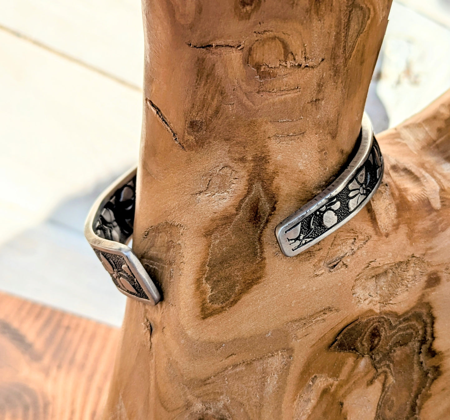 Stainless Steel Butterfly Cuff Bangle