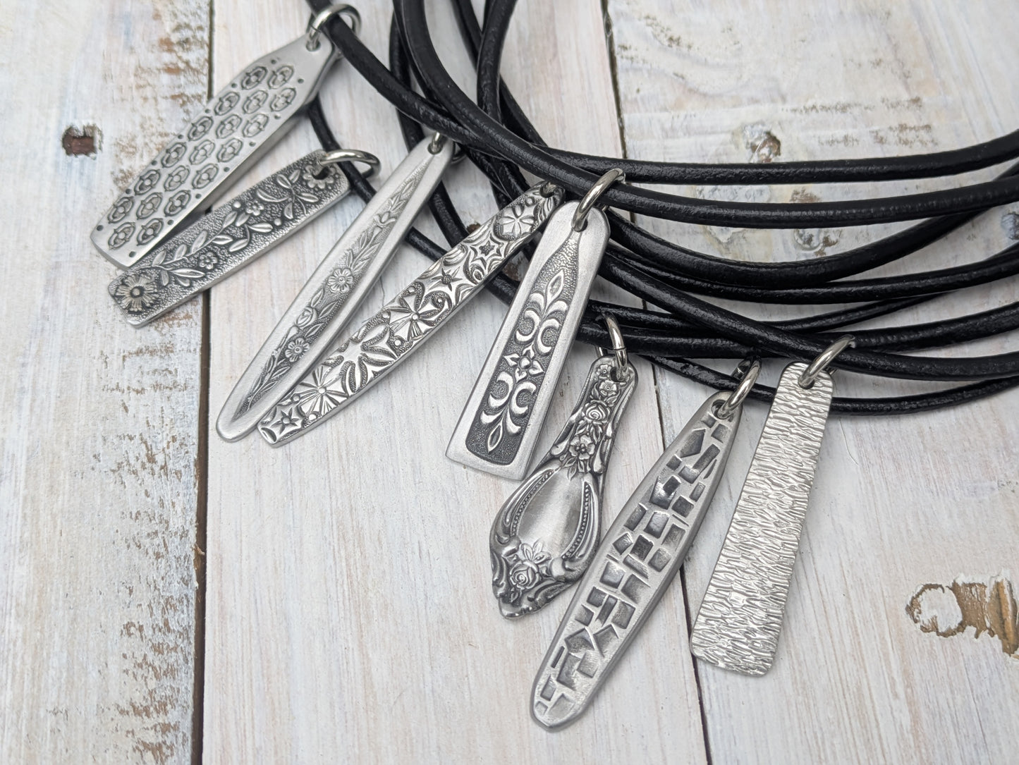 Vintage Spoon Handmade Stainless Steel Pendant & Necklace Eco Friendly Jewelry