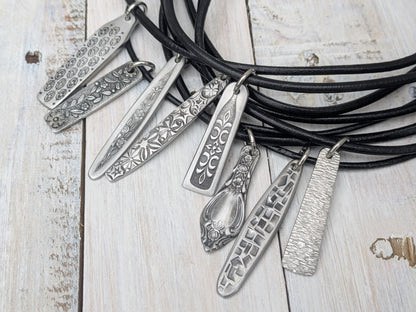 Vintage Spoon Handmade Stainless Steel Pendant & Necklace Eco Friendly Jewelry