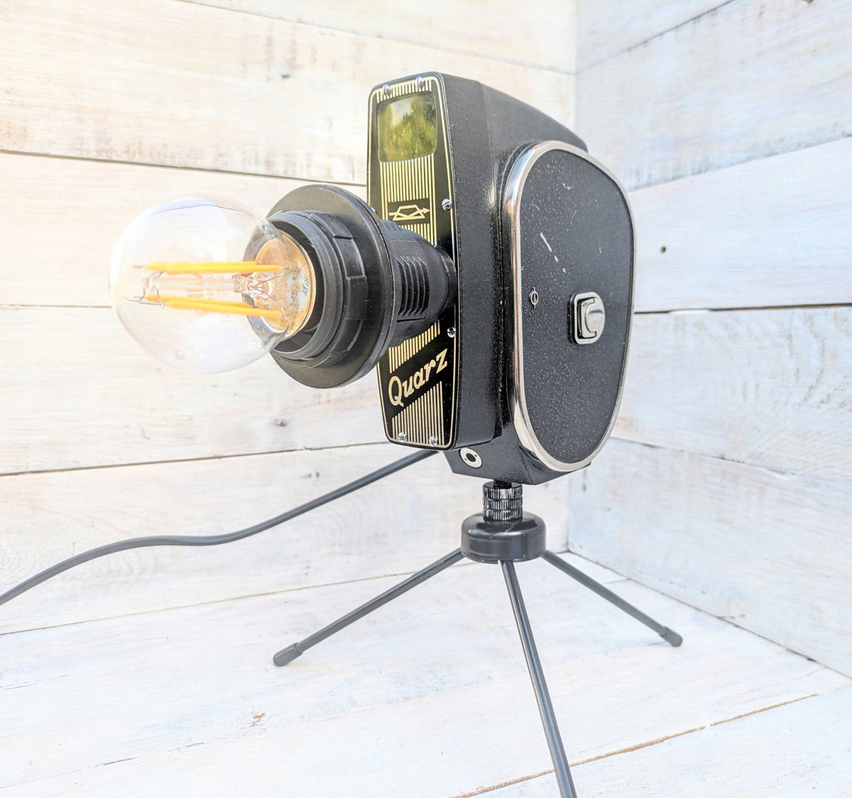 Vintage 1960s Movie Camera Lamp Retro Industrial Cinema Lighting (Copy)