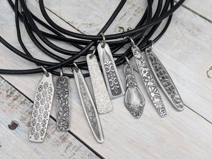 Vintage Spoon Handmade Stainless Steel Pendant & Necklace Eco Friendly Jewelry