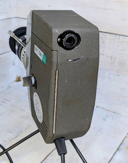 Vintage Cine Movie Camera Lamp Repurposed 1960s Table Desk Lamp