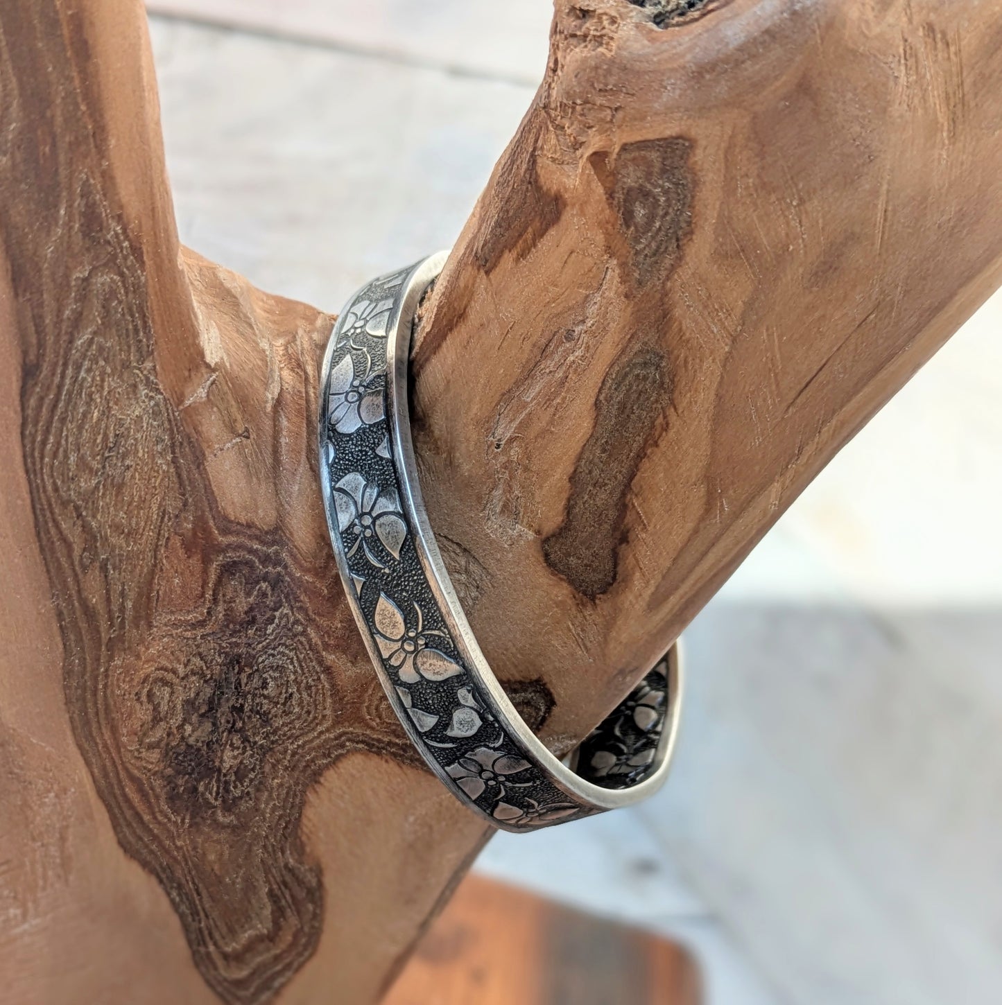 Stainless Steel Butterfly Cuff Bangle