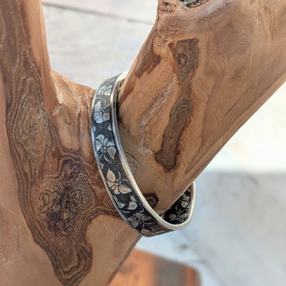 Stainless Steel Butterfly Cuff Bangle