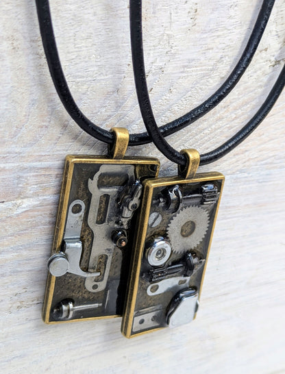 STEAMPUNK CYBERPUNK Sci Fi Pendant & Necklace