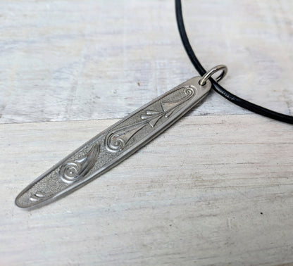 Vintage Handmade Upcycled Stainless Steel Cutlery Necklace - Eco Friendly Jewelry