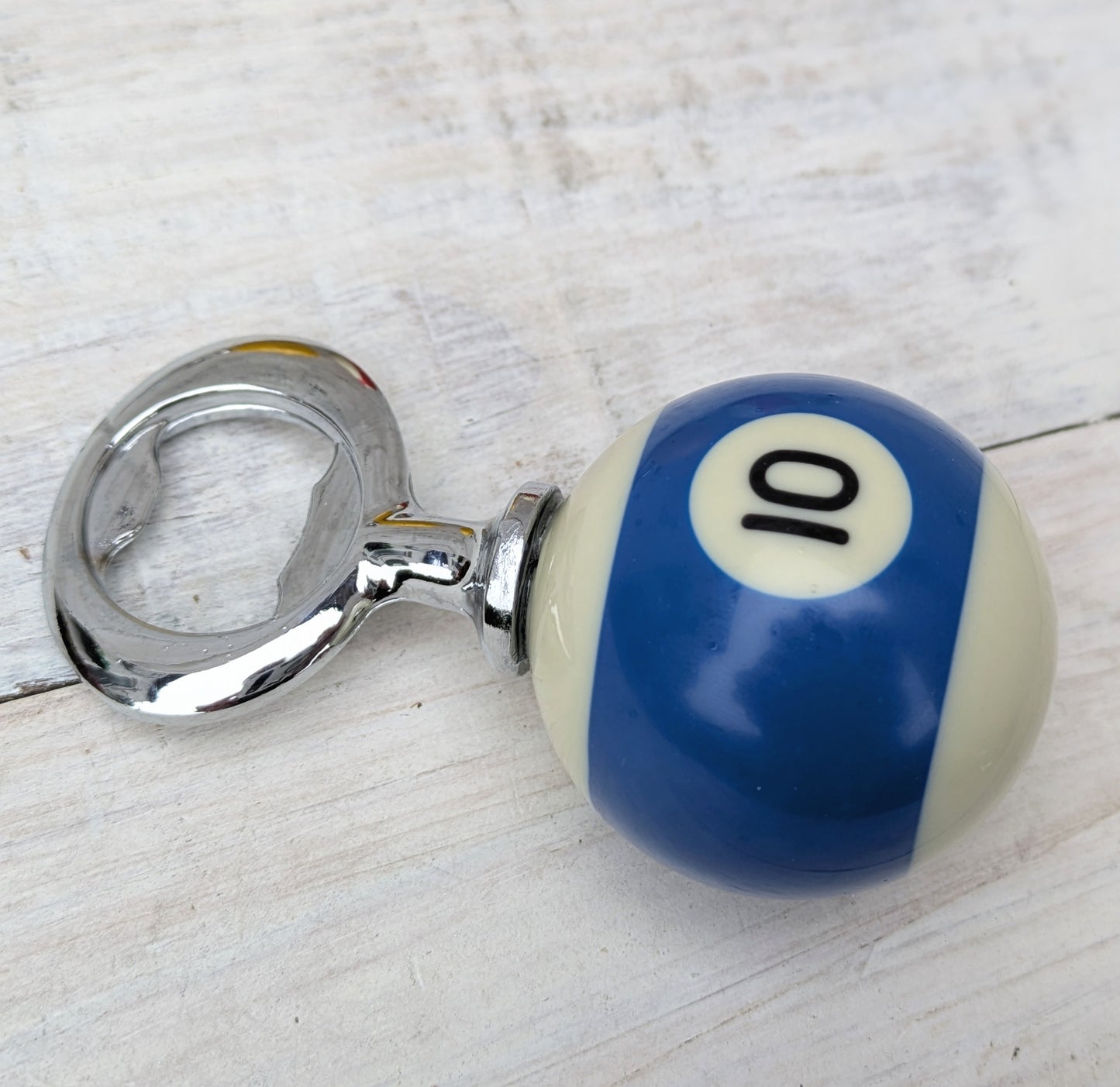 POOL BALL Beer Bottle Opener Repurposed Mancave Barware