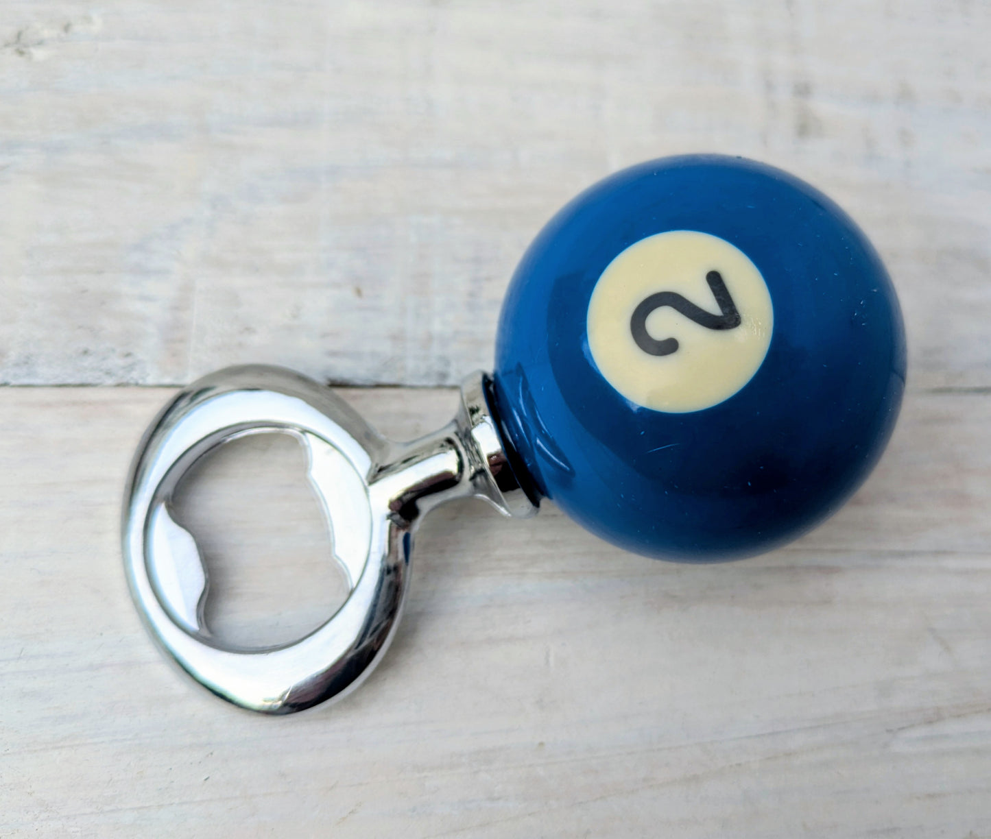 POOL BALL Beer Bottle Opener Repurposed Mancave Barware