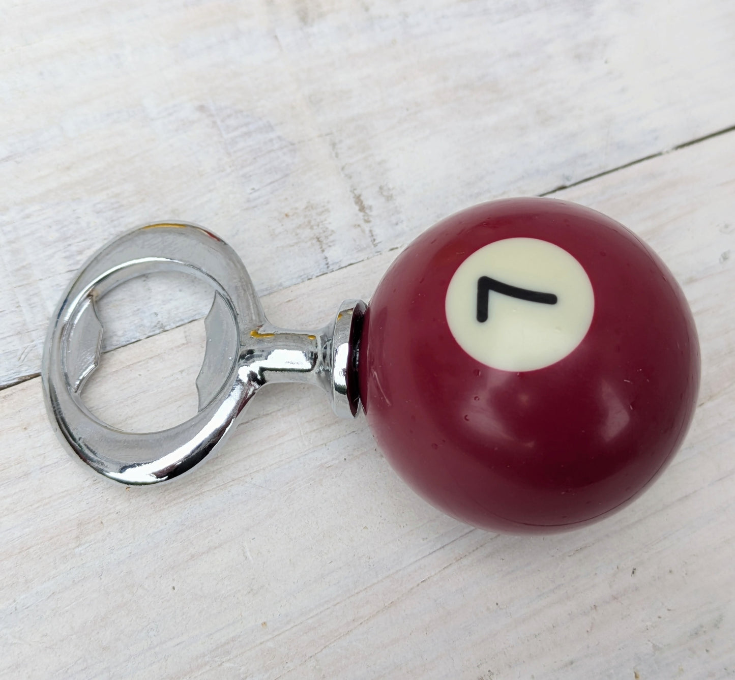 POOL BALL Beer Bottle Opener Repurposed Mancave Barware
