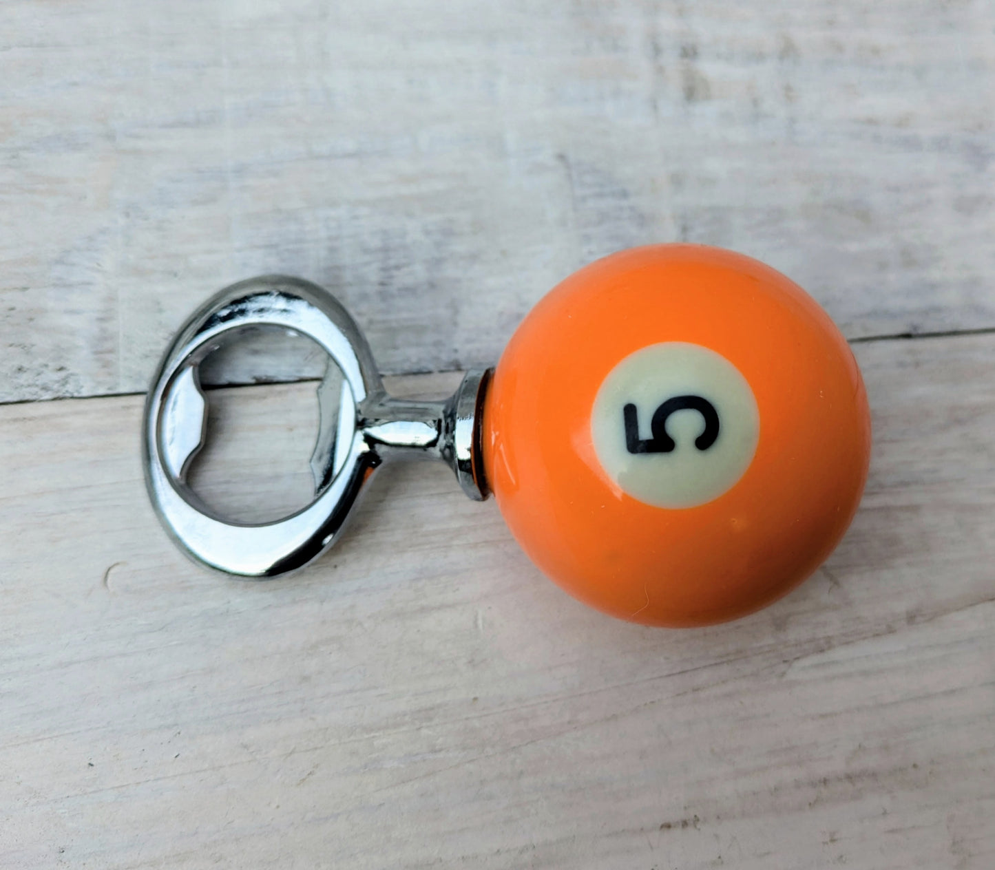 POOL BALL Beer Bottle Opener Repurposed Mancave Barware