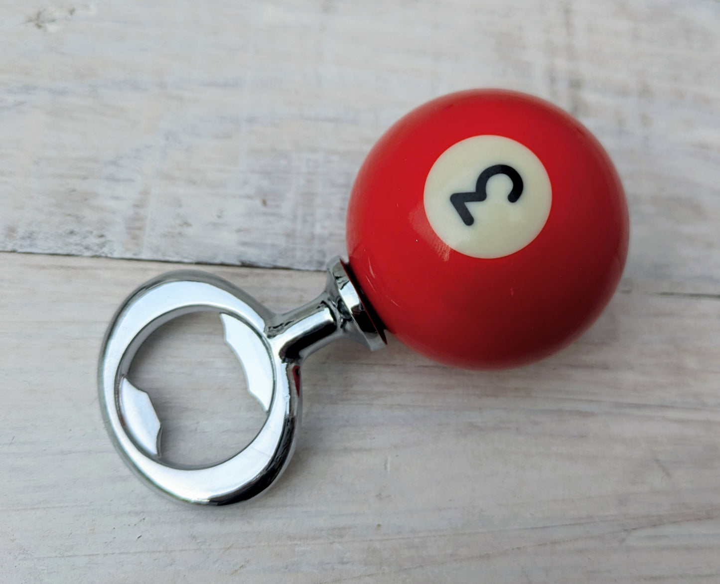 POOL BALL Beer Bottle Opener Repurposed Mancave Barware