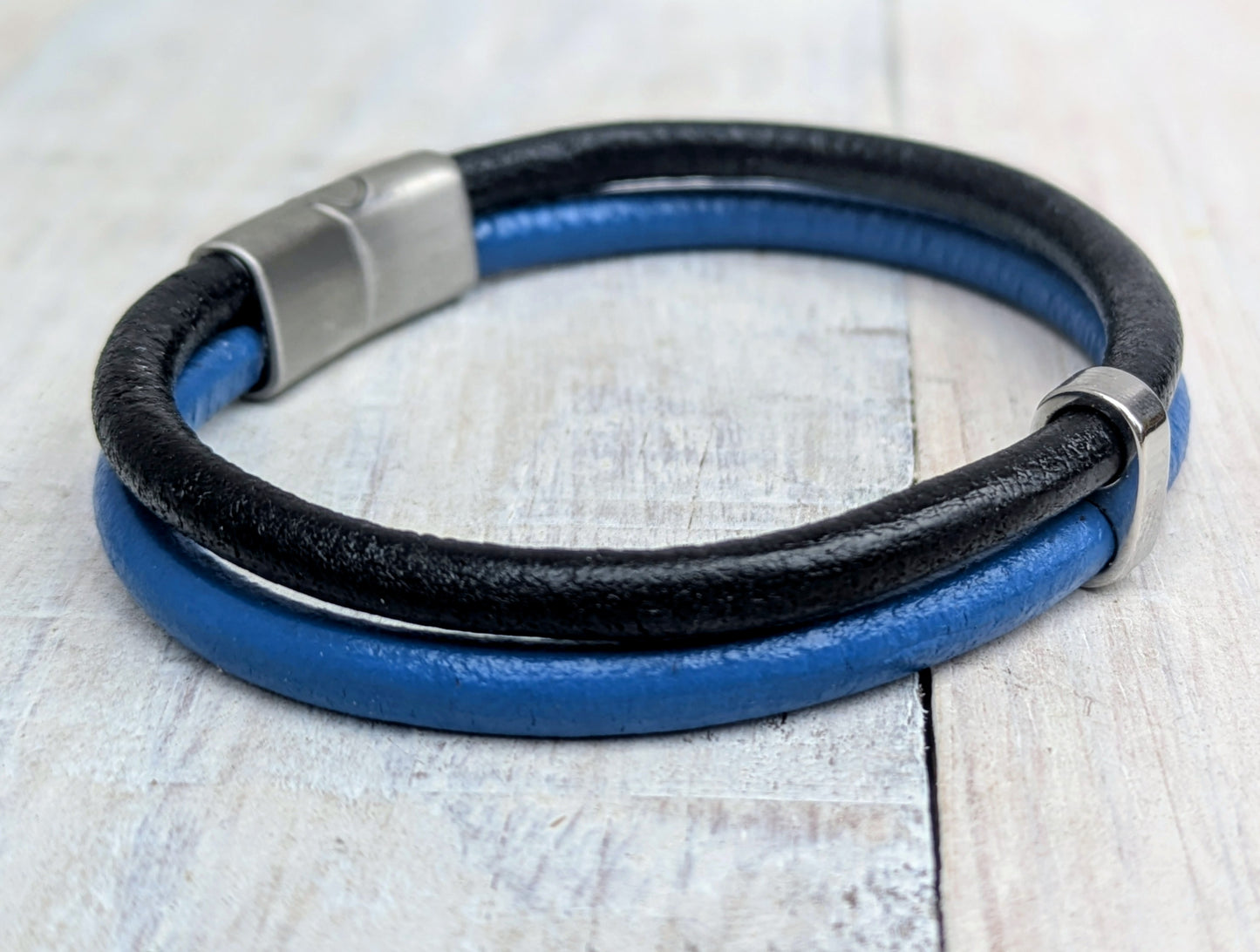 Handmade LEATHER Bracelets Mens Fashion Jewelry Boho Unisex Surfer Style