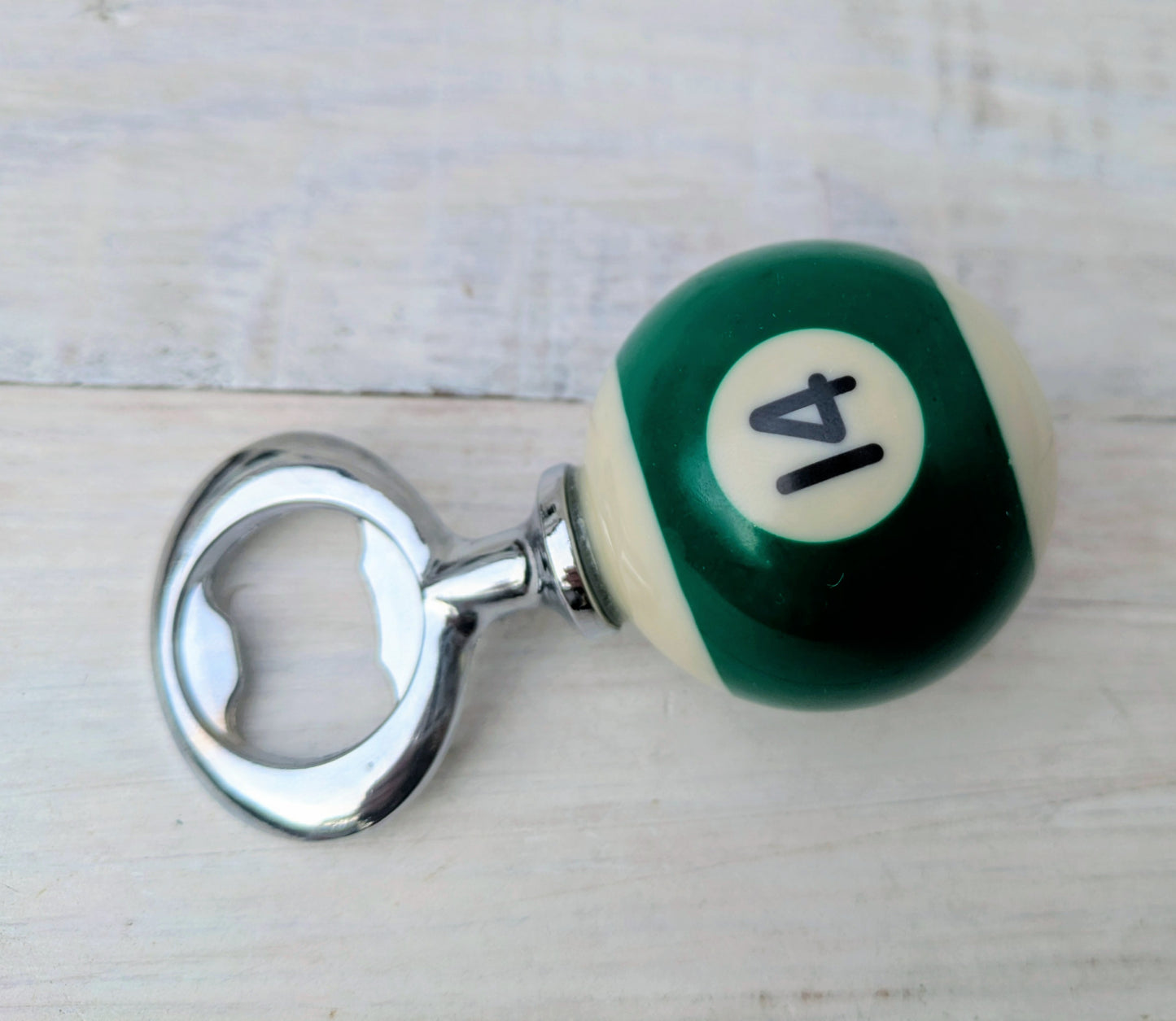 POOL BALL Beer Bottle Opener Repurposed Mancave Barware