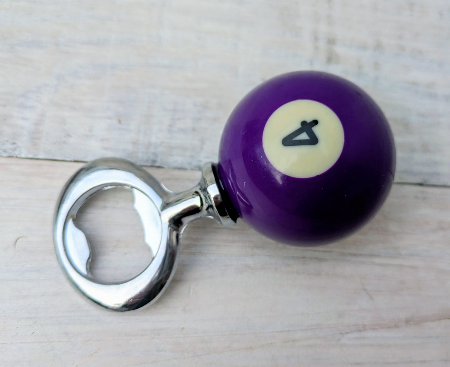 POOL BALL Beer Bottle Opener Repurposed Mancave Barware